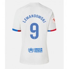 Barcelona Robert Lewandowski #9 Bortedrakt Kvinner 2023-24 Kortermet